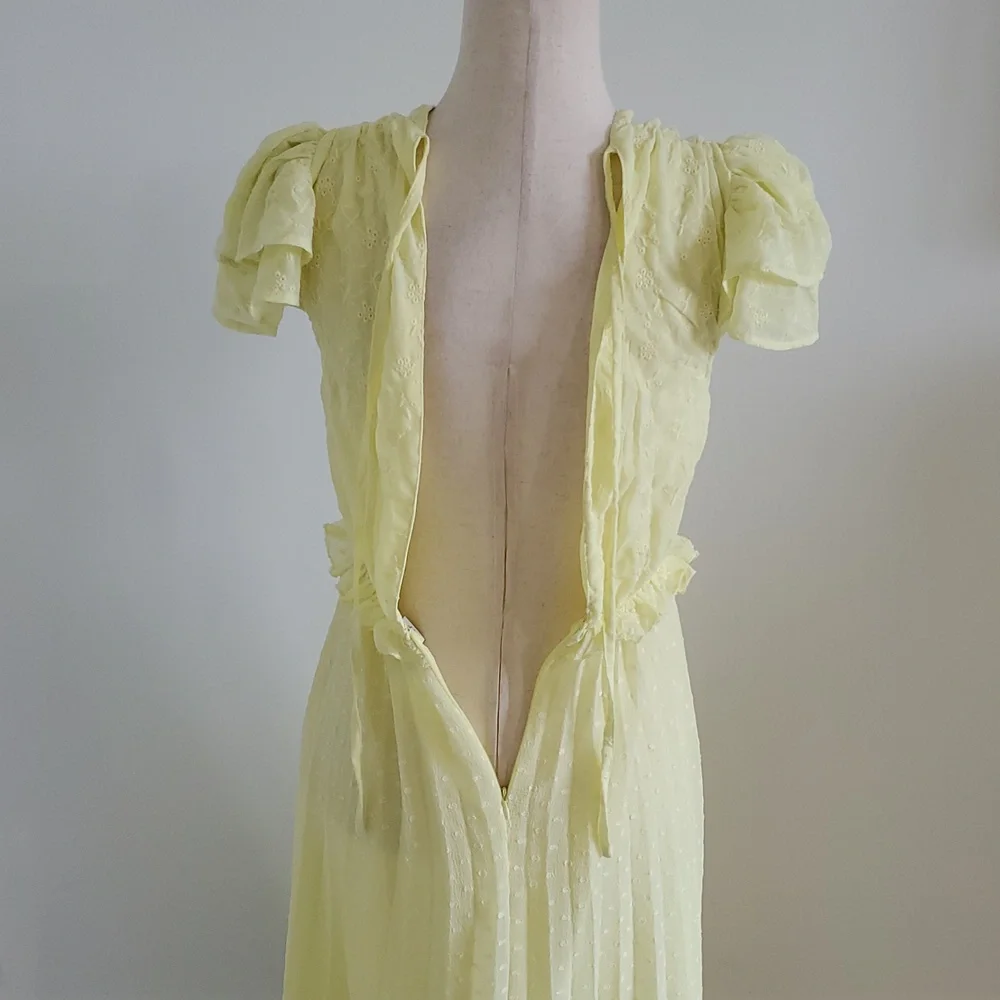 ASOS women’s Yellow midi / Maxi Dress Size 4. Like new - Picture 8 of 9